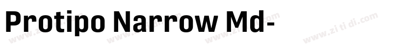 Protipo Narrow Md字体转换 Protipo Narrow Md字体转换